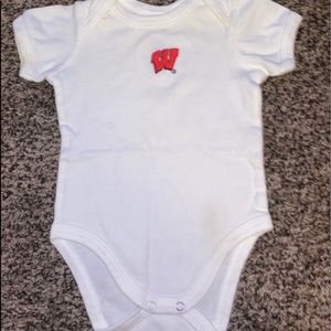 Wisconsin badger onesie